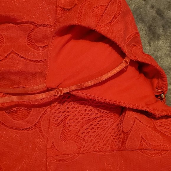 Urban Heritage Red Lace Sundress, M - Picture 7 of 7